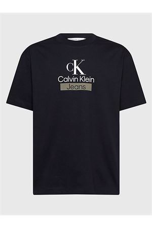 T-Shirt Con Logo Taglio Relaxed CALVIN KLEIN JEANS | T-Shirt | J30J323759BEH
